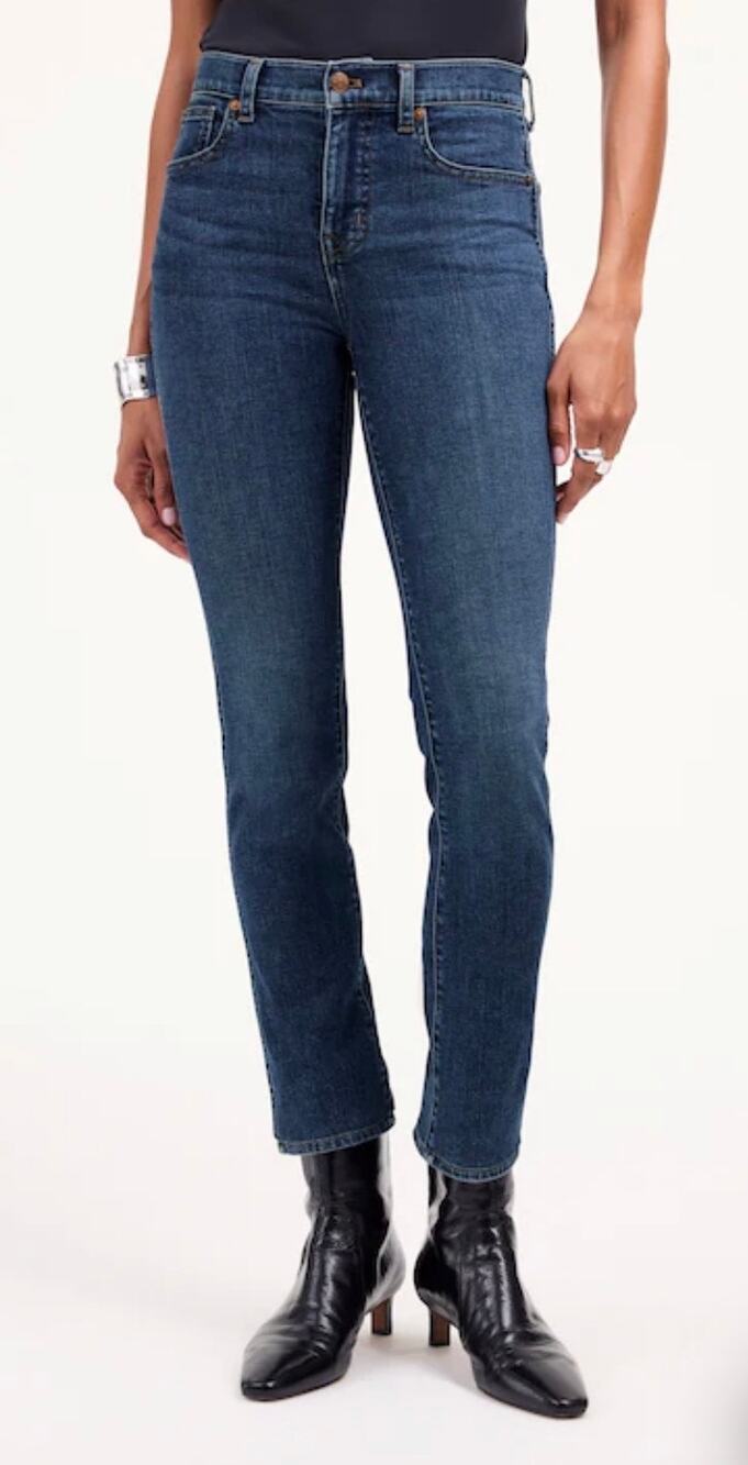 Madewell Mid-Rise Stovepipe NWT - Stretch Denim - Magic Pockets - SIZE 33